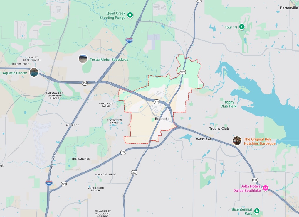Precision Garage Door Service® of Roanoke map